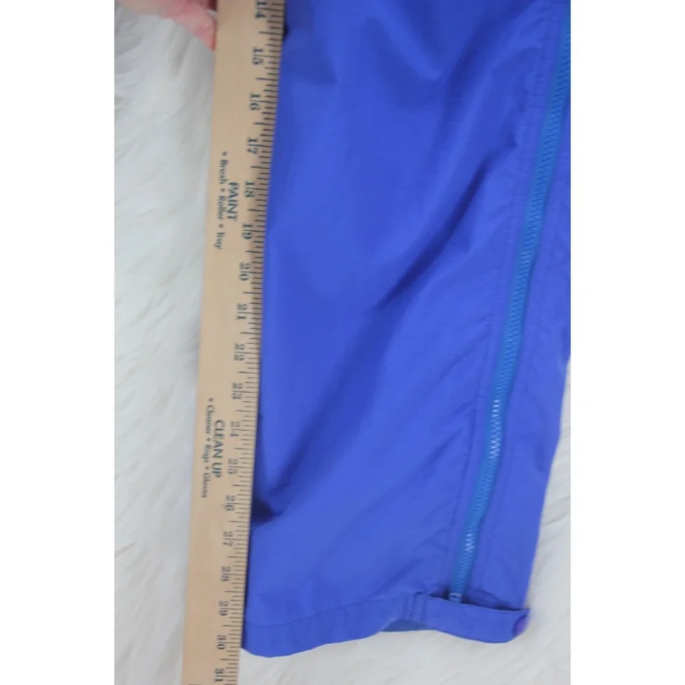 Vintage Helly Hansen Windbreaker Pants Mens Sz M Blu Nylon Full Zip Outdoor